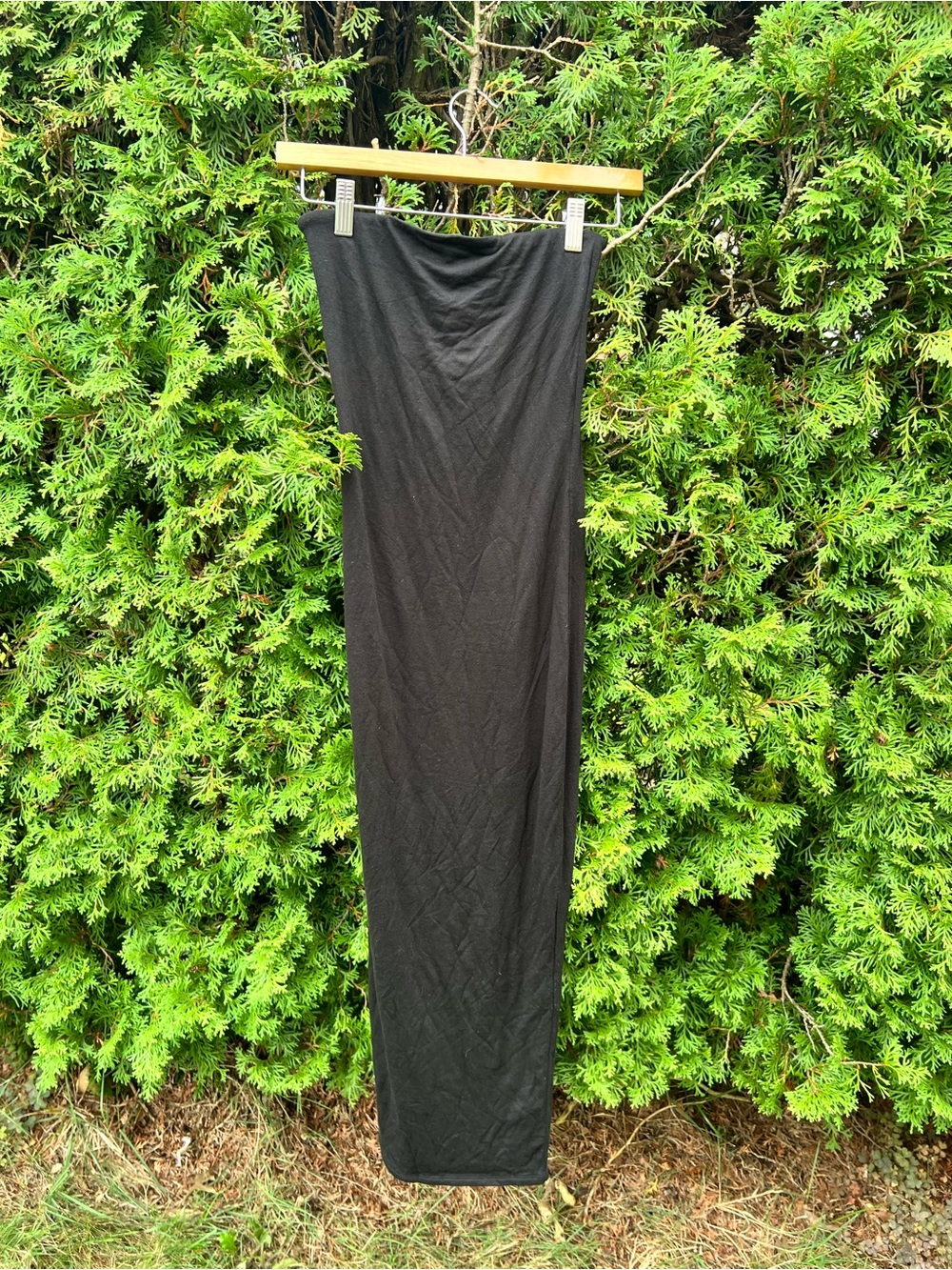 Black Strapless Dress - Sleek Everyday Style